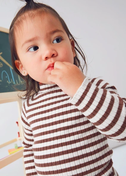 Mayoral Kız Bebek Balıkçıyaka Örme - Resim 5