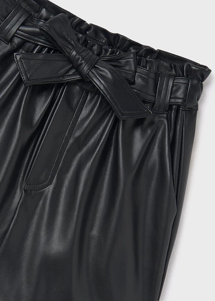 Mayoral Kız Çocuk Deri Şort - Resim 4