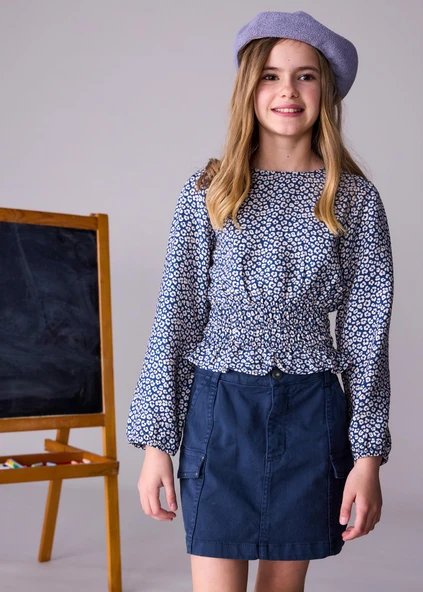 Mayoral Kız Çocuk Gabardin Etek - Resim 4