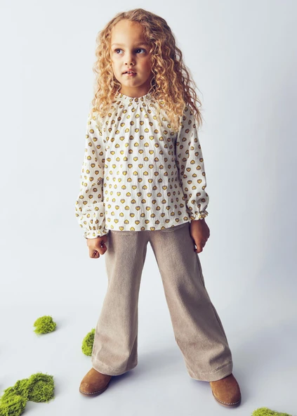 Mayoral Kız Çocuk Çilekli Bluz - 5