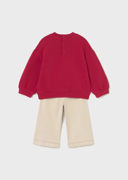 Mayoral Kız Bebek Pantolon ve Swearshirt Takım - 3