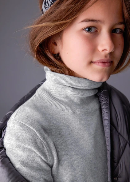 Mayoral Kız Çocuk  Balıkçı Yaka Kazak - 5