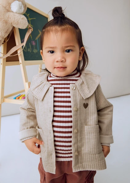 Mayoral Kız Bebek Geniş Yaka Hırka