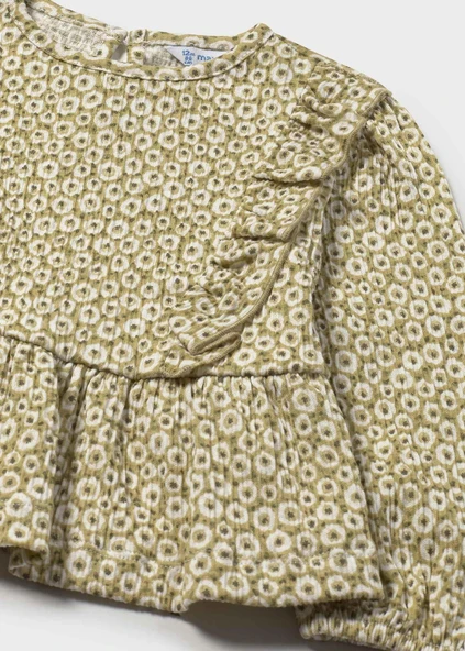 Mayoral Kız Bebek Çiçekli Bluz - 3