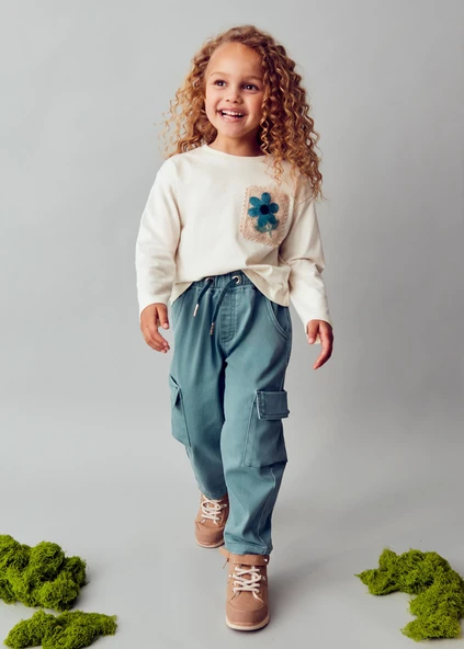 Mayoral Kız Çocuk Kargo Cepli Jogger Pantolon - Resim 6