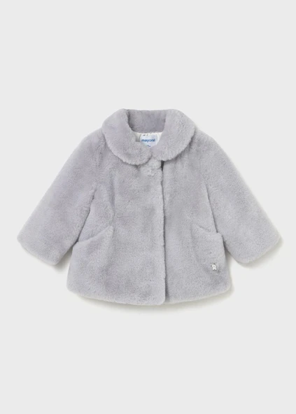 Mayoral Kız Bebek Peluş Mont - 1