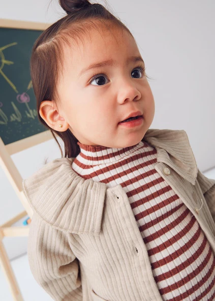 Mayoral Kız Bebek Geniş Yaka Hırka - 5