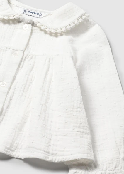 Mayoral Kız Bebek Fırfırlı Bluz - 3