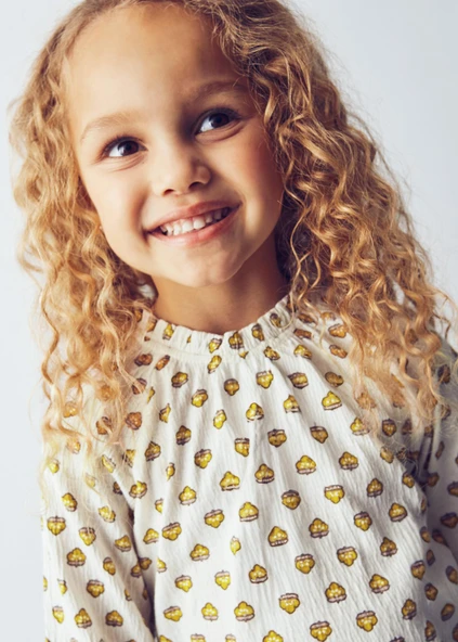 Mayoral Kız Çocuk Çilekli Bluz - 6