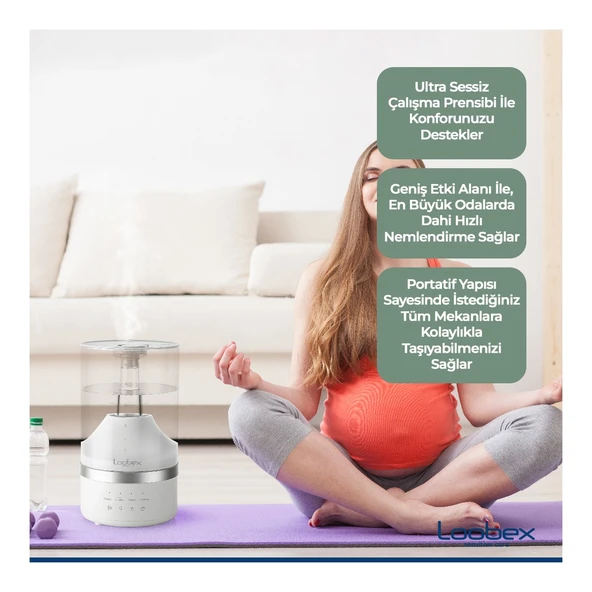 Sıcak Soğuk Otomatik Hava Nemlendirici Buhar Makinesi ME-500Q - Resim 7