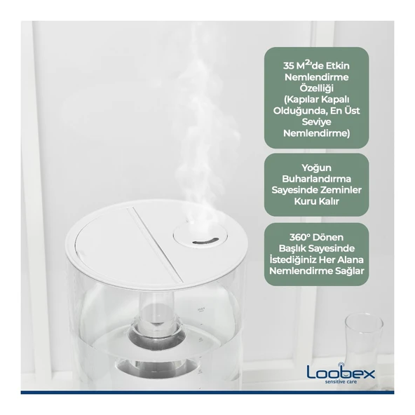 Sıcak Soğuk Otomatik Hava Nemlendirici Buhar Makinesi ME-500Q - Resim 5