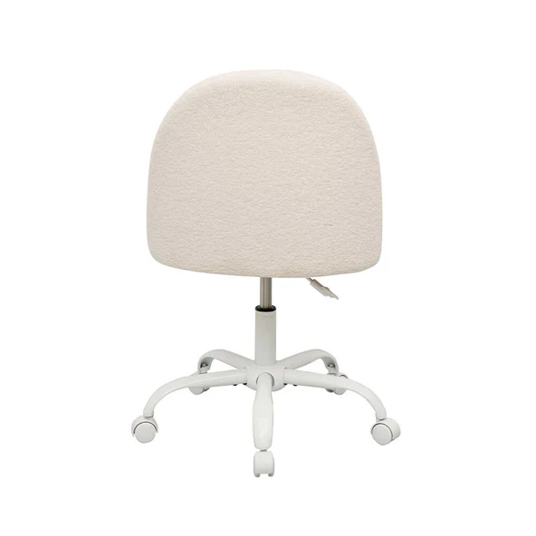 Curve Çalışma Sandalyesi - Beyaz 61x58,5x81,5-91 cm - 6