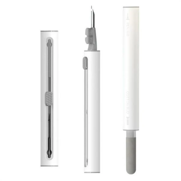 BUFFER®  Çok Amaçlı Yumuşak Fırçalı Kablosuz Kulaklıklar İçin Kulaklık Temizleme Kiti - 5