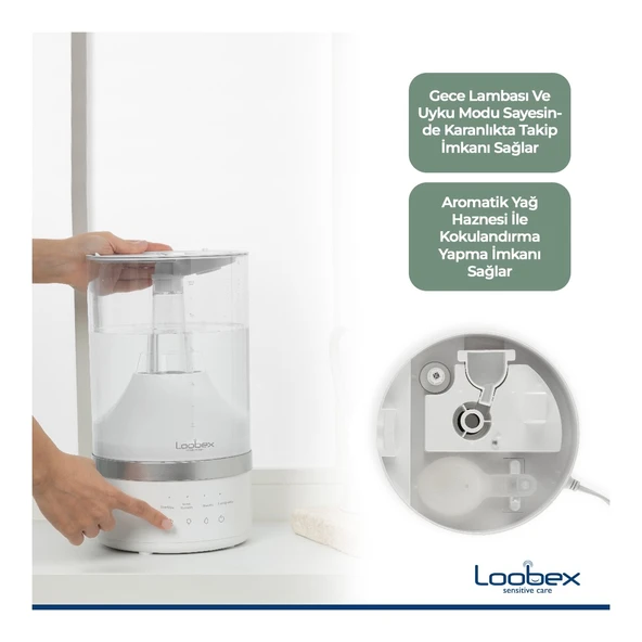 Sıcak Soğuk Otomatik Hava Nemlendirici Buhar Makinesi ME-500Q - Resim 4