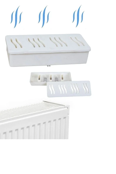 2 Adet Petek Üstü Hazneli Kalorifer Suluğu Hava Nemlendirici Parfüm Koyulabilir Su Hazneli - 3