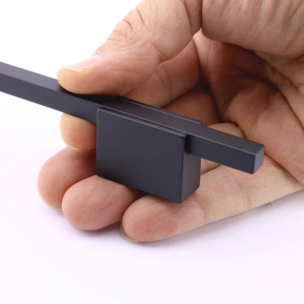 Boyut Siyah Metal Kulp 320 mm Mutfak Dolabı Kulpları Dolap Kapak Kulbu Uzun Çekmece Mobilya Kulbu - Resim 3