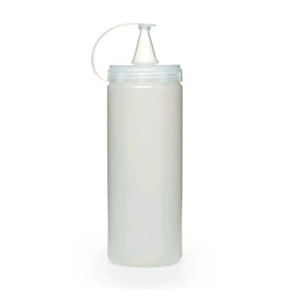 BUFFER® Şeffaf Kapaklı Sızdırmaz Yağlık Sosluk Şişesi Plastik Yağdanlık 400 ml AP-9028 - 6