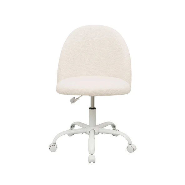 Curve Çalışma Sandalyesi - Beyaz 61x58,5x81,5-91 cm - 3