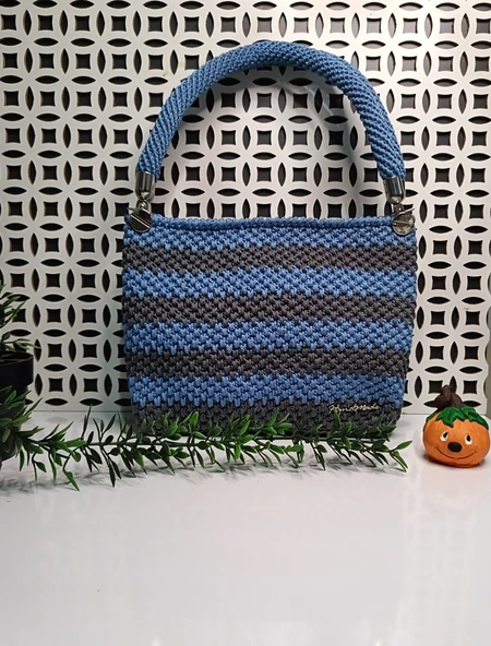 el yapımı makrome çanta