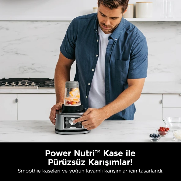 Ninja ® Foodi® 3 In 1 Akıllı Tork ve Auto-Iq Sistemli Power Nutri Blender - 8