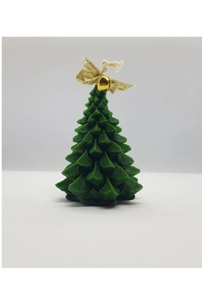 2'li Çam Ağacı Modelli Kırmızı Yeşil (Noel) Konseptli Masa Süsleme - 3