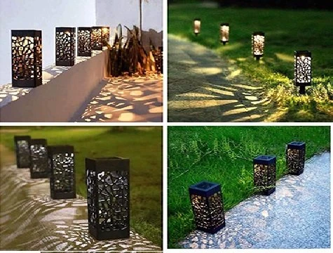 Dekoratif Solar Güneş Enerjili Bahçe Aydınlatması Yürüyüş Yolu Seti ( 8 Adet ) - 4