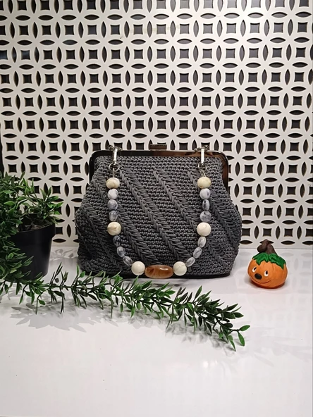 el yapımı makrome çanta