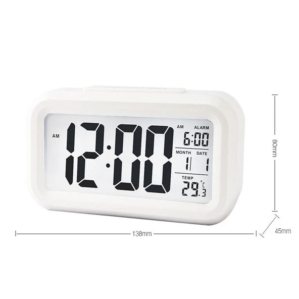 Dijital Alarmlı Masa Saati - 4