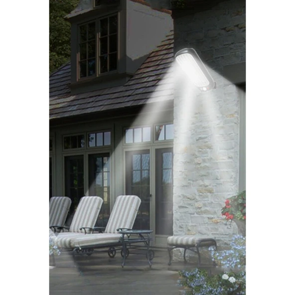 BUFFER® Sensörlü Güneş Enerjisi İle Şarj Olabilen Duvara Monte Solar Aydınlatma  GL-84069 - 8