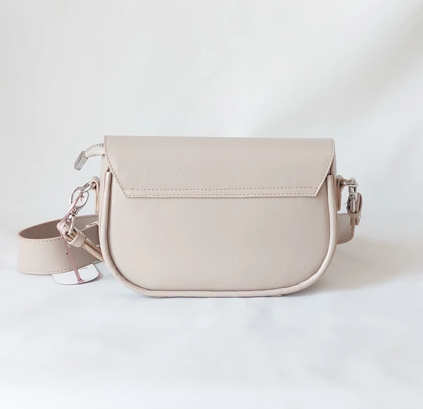 252GK320 Model Sarach Marka Bej Renk Omuz Çantası - 3