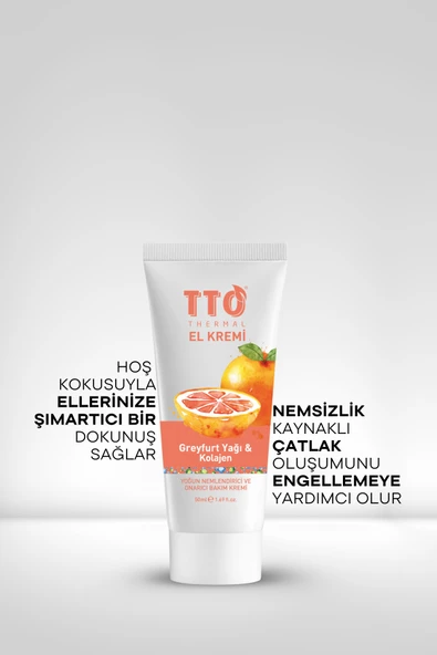 TTO Thermal El Kremi – Greyfurt Yağı & Kolajen (50 ml) - 3