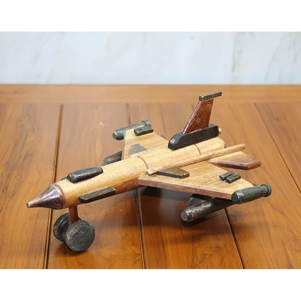 Ahşap Uçak Biblo - 2