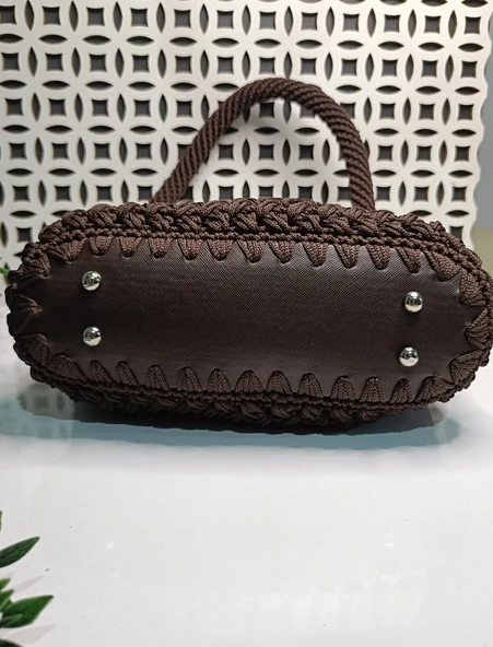 el yapımı makrome çanta - 2