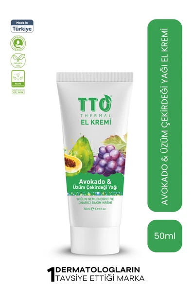 TTO Thermal El Kremi – Avokado & Üzüm Çekirdeği Yağı (50 ml) ürün görseli