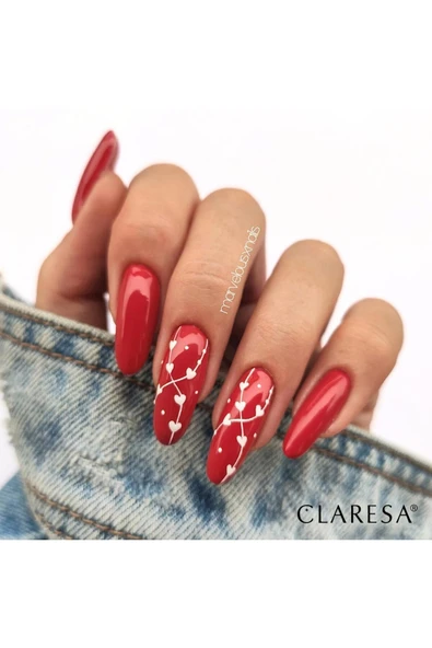 Claresa Kalıcı Oje Kiss Me 4 Kırmızı 5g - Resim 3