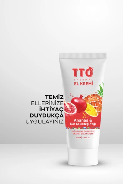 TTO Thermal El Kremi – Ananas & Nar Çekirdeği Yağı (50 ml) - 4
