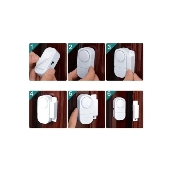 Kapı Pencere Alarmı Yüksek Uyarı Sesli - 2