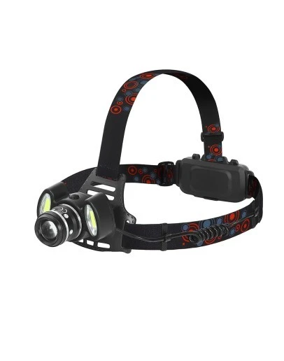 6000 LÜMEN 3 BAŞLIK ŞARJLI KAFA LAMBASI