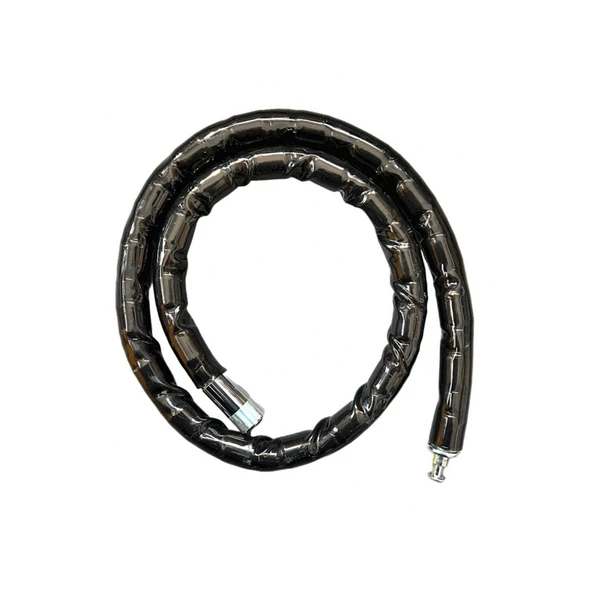 Motorsiklet Kilidi Anahtarlı Körüklü Siyah ( Boy : 120cm-çap : 22mm ) - 2