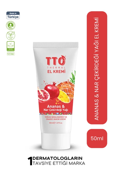 TTO Thermal El Kremi – Ananas & Nar Çekirdeği Yağı (50 ml) - 1