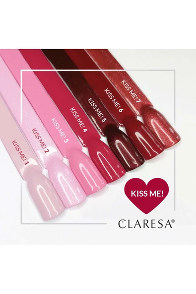 Claresa Kalıcı Oje Kiss Me 3 Pembe 5g - Resim 3