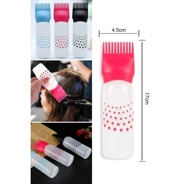 BUFFER® Saç Boyama Aparatı Taraklı Saç Bakımı Krem Saç Yağı Uygulama Aparatı - 7