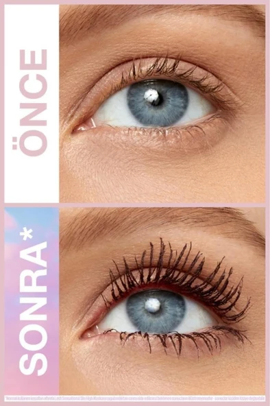 Maybelline New York Lash Sensational Sky High Burgundy Haze Maskara - Mürdüm - 2
