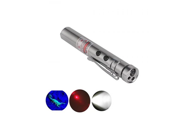 Cep Feneri Ultraviyole Lazer Kamp Fener Lamba - 1