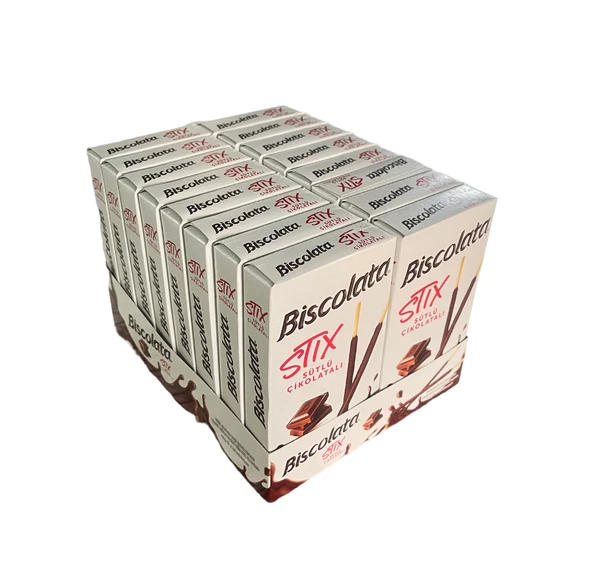 Biscolata Stix Sütlü Çikolatalı 40g 16 Adet