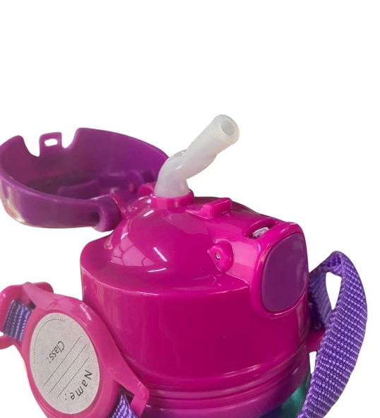 Frozen Lisanslı Beslenme Seti – Çelik Matara ve Beslenme Çantası | Elsa & Anna Desenli - 4