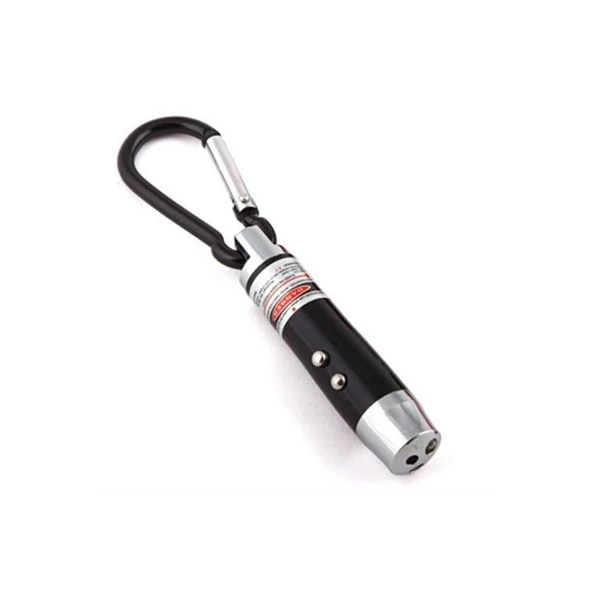 El Feneri Anahtarlık Işıklı Anahtarlık 3 Fonksyonlu Lazer Led Fener - 2