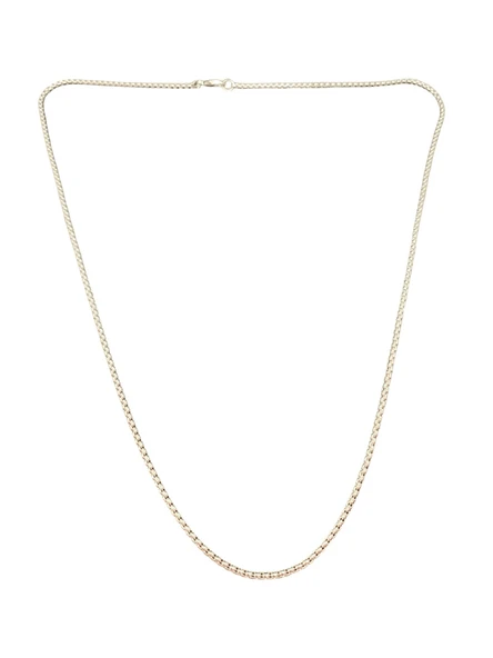 Gümüş Renk İnce Zincir Model 316L Çelik Kolye | Minimalist & Unisex Tasarım ürün görseli 1