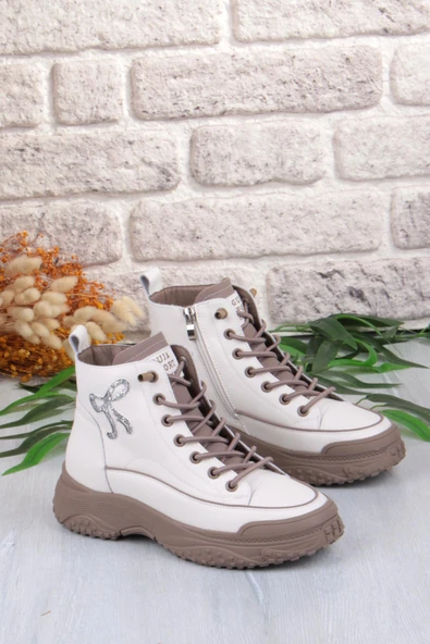 Guja Alexis Rahat Esnek Lastik Bağçıklı Fermuarlı Kadın Bot - Resim 12