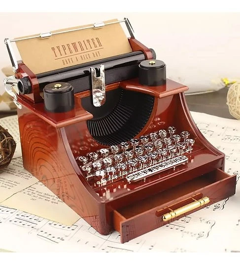 Daktilo Şeklinde Büyük Müzik Kutusu N-26 ürün görseli